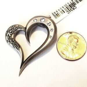 Bico‎ Heart Pendant with crystals